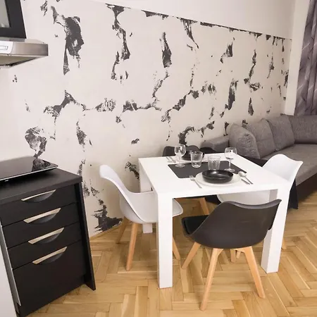 Black & White Apartment Prague By Wenceslas Square And Muzeum