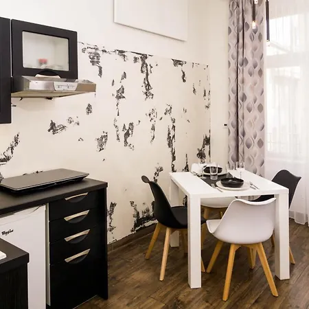Black & White Apartment Prague By Wenceslas Square And Muzeum Apartment Prague